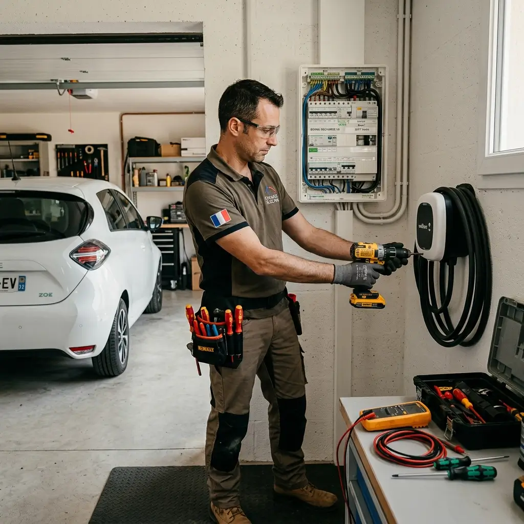 Installateur de borne de recharge qualifie IRVE nieul le dolent vendee westelec
