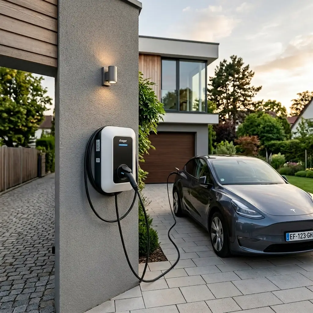 borne recharge hager maison voiture electrique